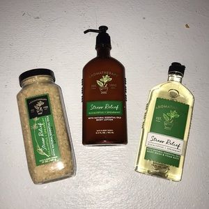 Bath and Body Works Stress Relief Set